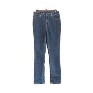 LL Bean Jeans 8 Tall Favorite Fit Straight Leg Long